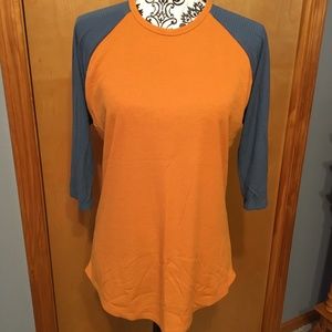 M Orange and Blue LuLaRoe Randy
